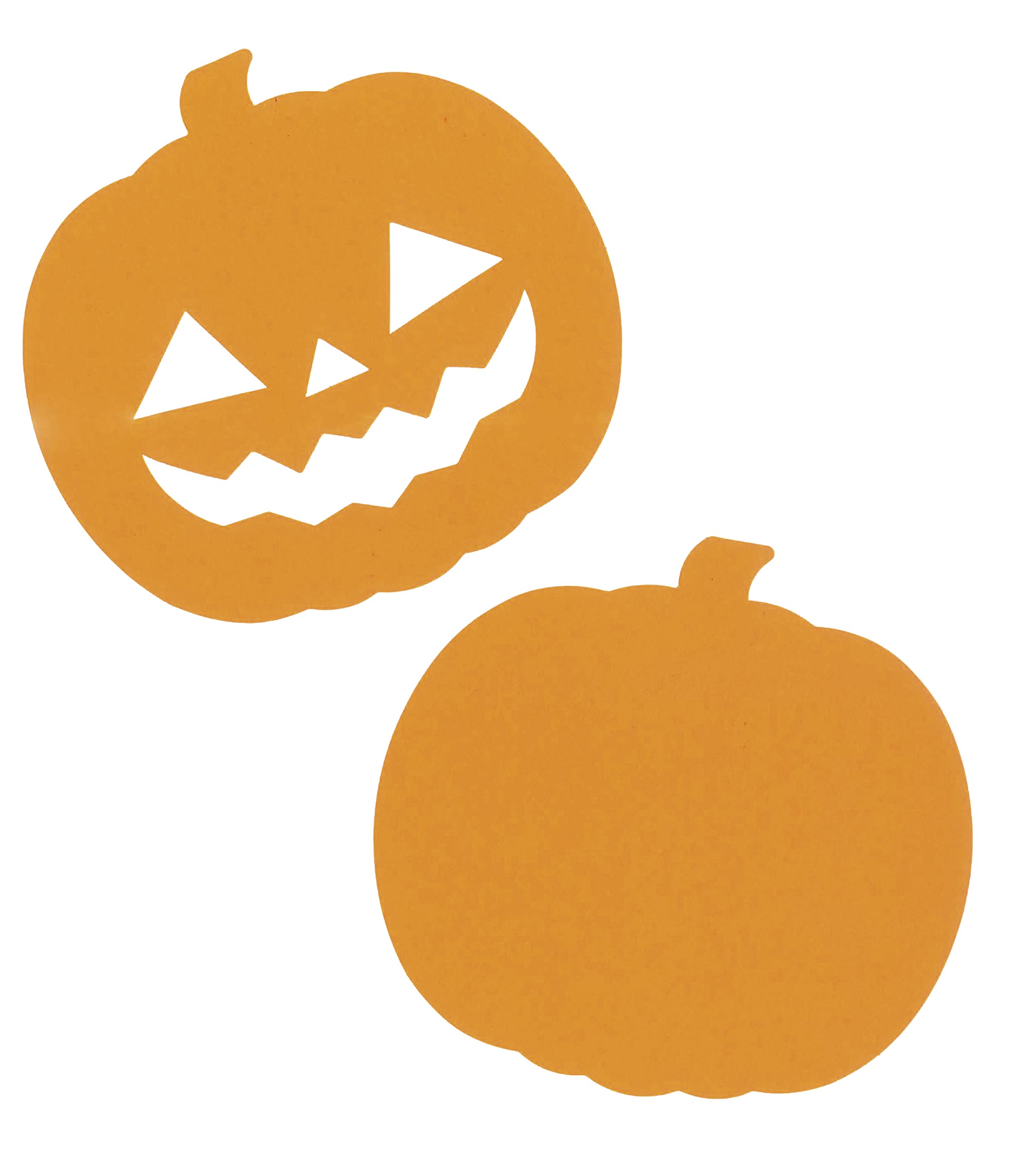 Amazon | ディスプレイカード ＜かぼちゃ＞ 2種（顔あり／顔なし） 各